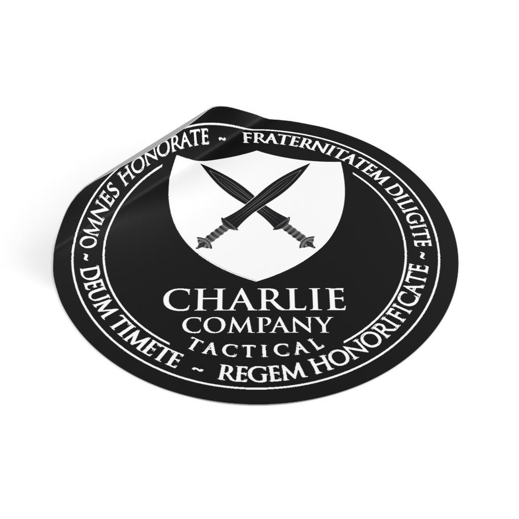 CCT Logo 3" Vinyl Stickers W/ Black Background