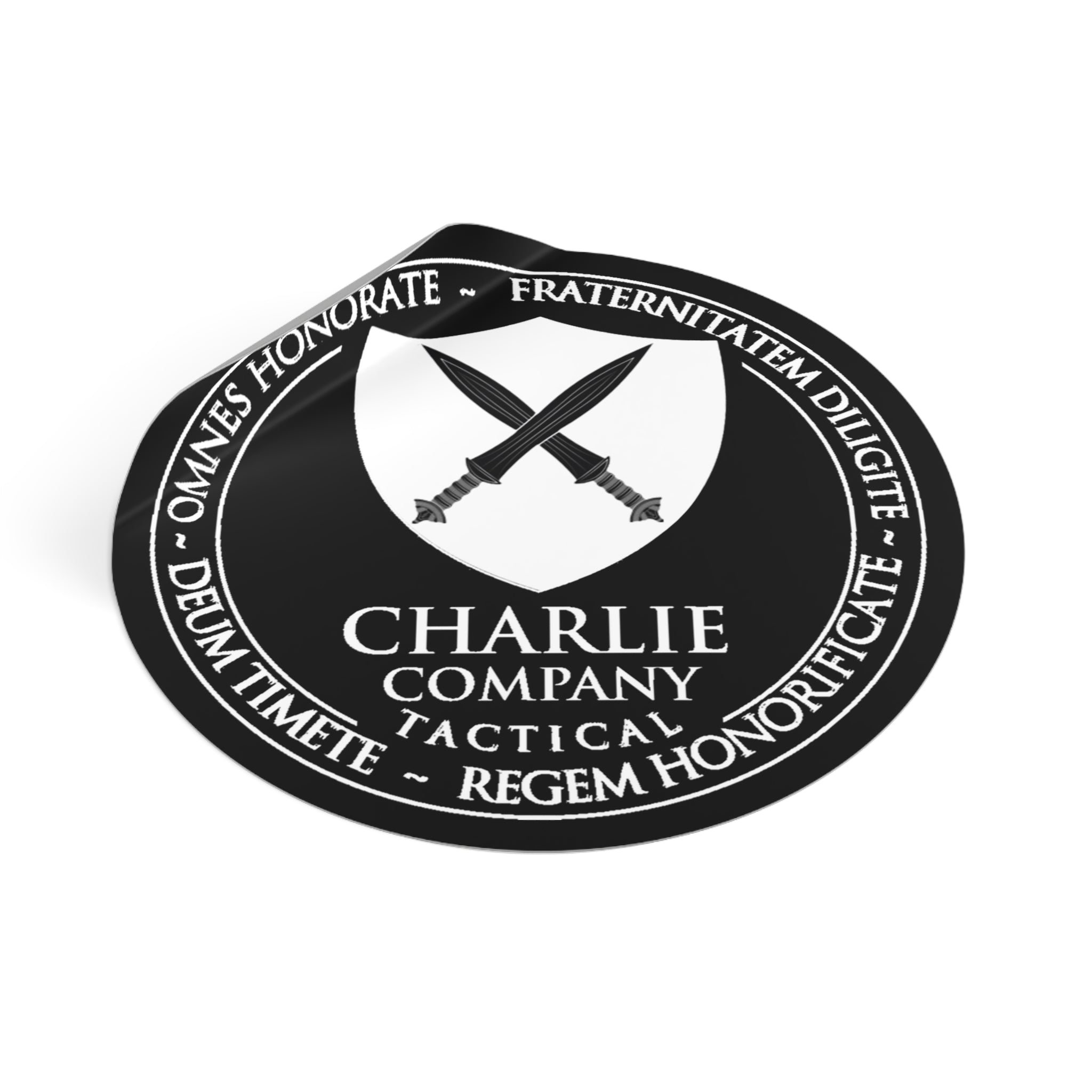 CCT Logo 3" Vinyl Stickers W/ Black Background