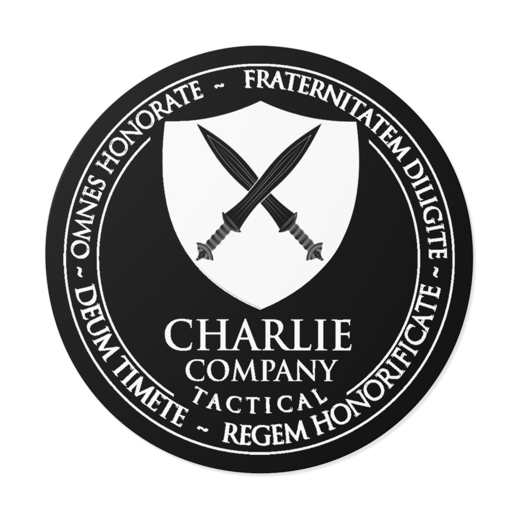 CCT Logo 3" Vinyl Stickers W/ Black Background