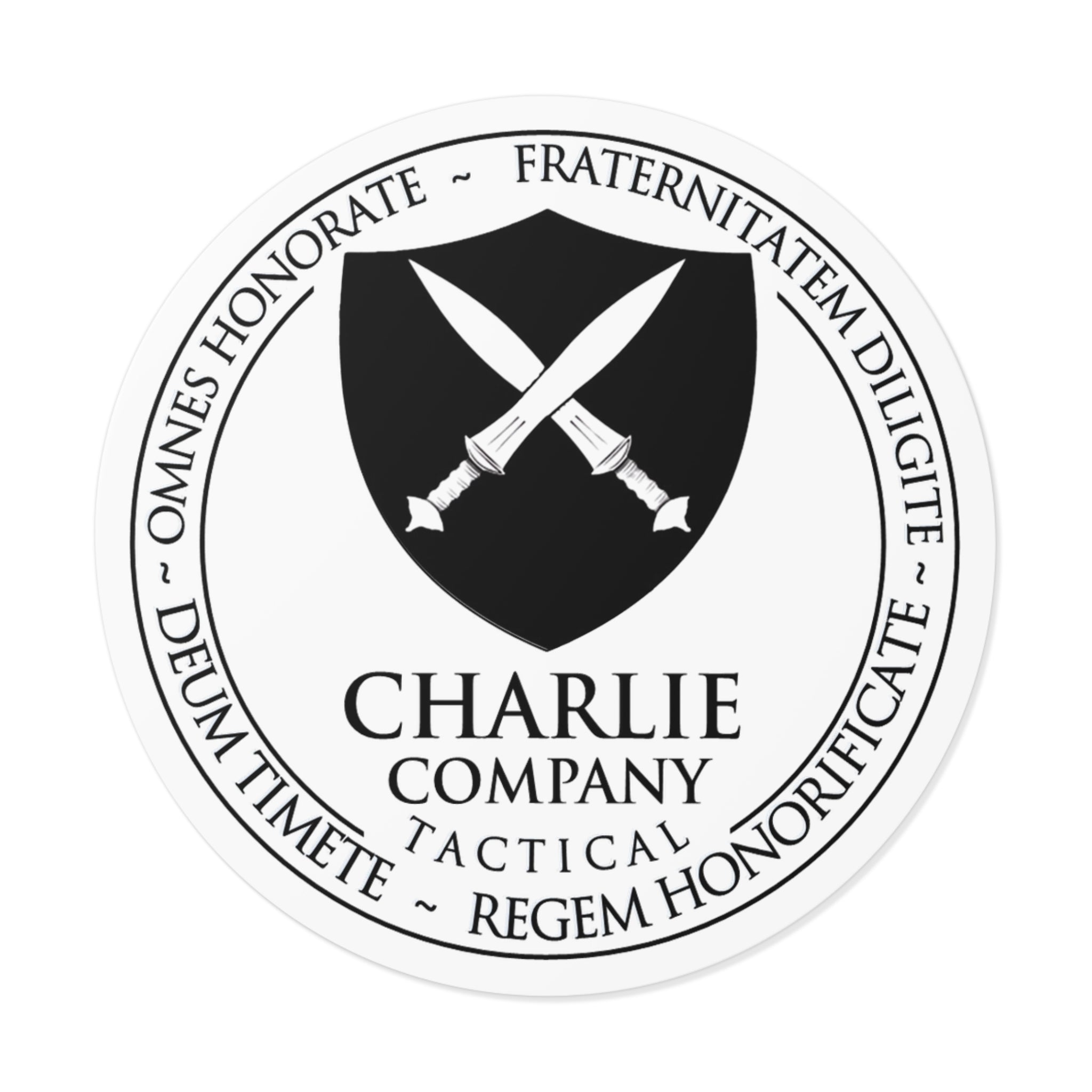 CCT Logo 3" Vinyl Sticker W/ White Background