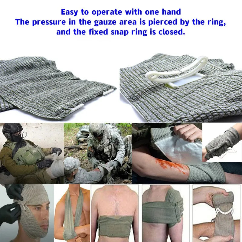 Outdoor Survival Equipment Molle Bag Emergency IFAK First Aid Kit Tourniquet Israeli Bandage